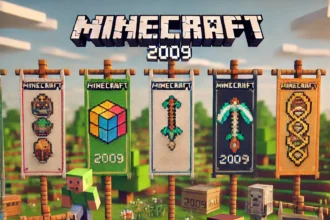 minecraft (2009) game icons banners